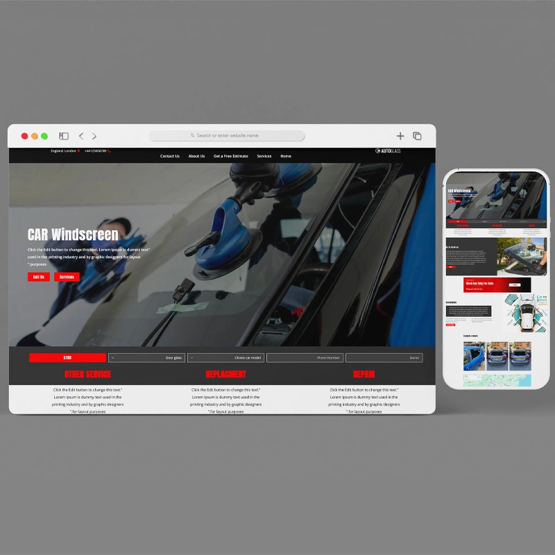 Ready Website – Auto Glass Repair & Replacement