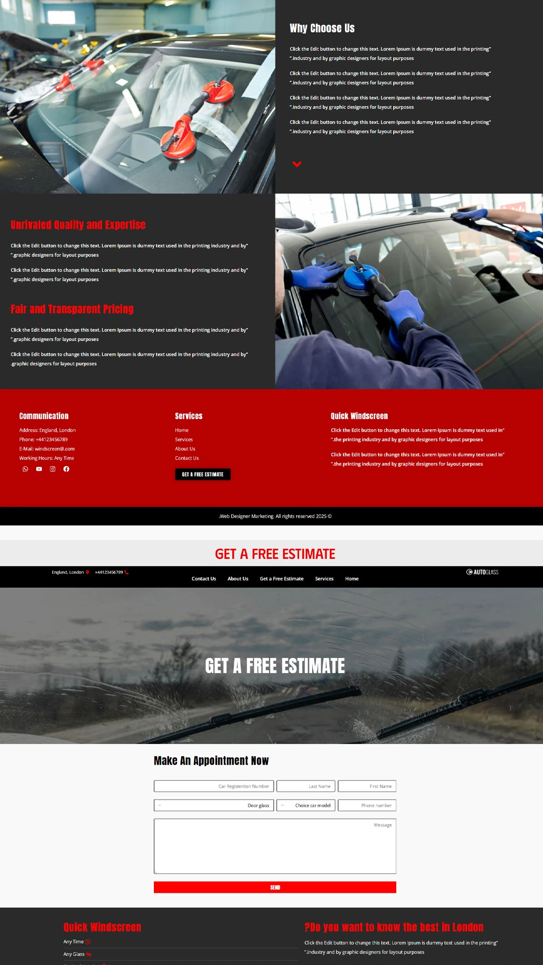 Auto Glass Repair & Replacement