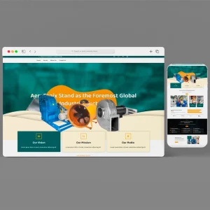 Ready Website - Industro Suitable For Companies And Industries